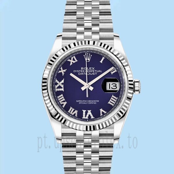 Rolex Datejust 36mm m126234-0021 Senhoras Tom Prata - Image 2