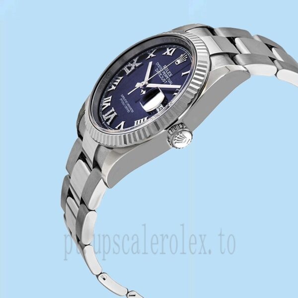 Rolex Datejust m126234-0022 Senhoras 36mm Tom Prata Pulseira Ostra - Image 3