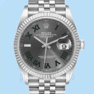 Rolex Datejust m126234-0045 Masculino 36mm Pulseira Jubileu Automático