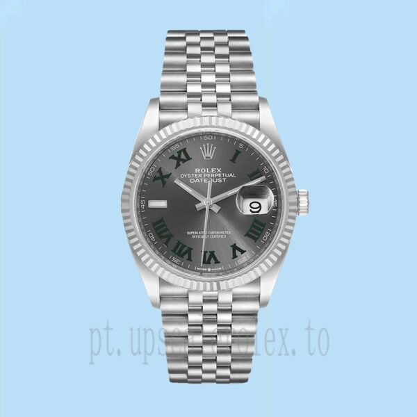 Rolex Datejust m126234-0045 Masculino 36mm Pulseira Jubileu Automático - Image 2