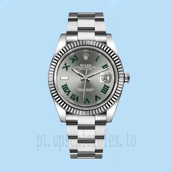 Rolex Datejust Masculino m126234-0046 36mm Tom Prata - Image 2