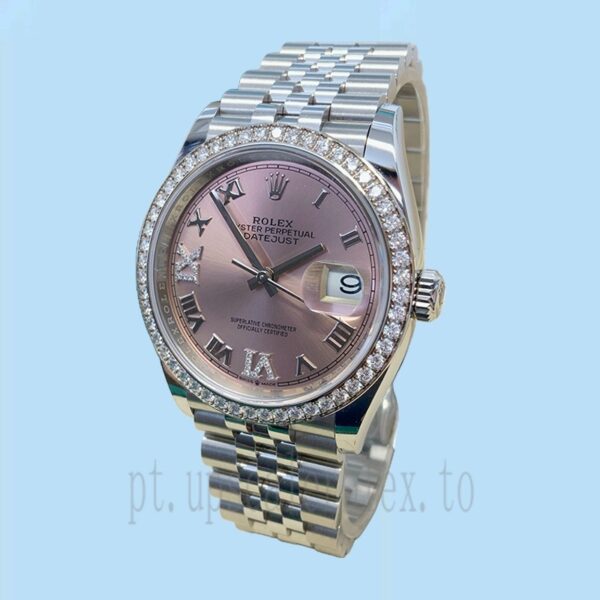 Rolex Datejust 36mm Senhoras m126284rbr-0023 Mostrador rosa Assistir - Image 3