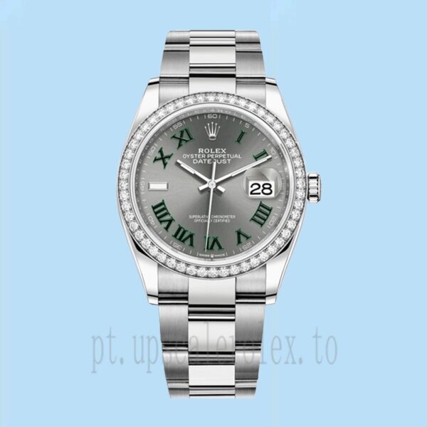 Rolex Datejust 36mm Senhoras m126284rbr-0038 Mostrador Cinza Assistir - Image 2
