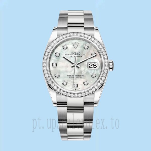 Rolex Datejust 36mm Senhoras m126284rbr-0012 Automático Pulseira Ostra - Image 2