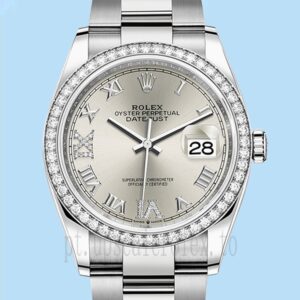 Rolex Datejust Senhoras m126284rbr-0022 36mm Automático Pulseira Ostra