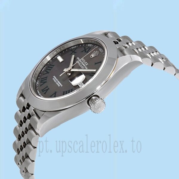 Rolex Datejust Masculino 41mm m126300-0014 Automático Mostrador De Wimbledon - Image 3