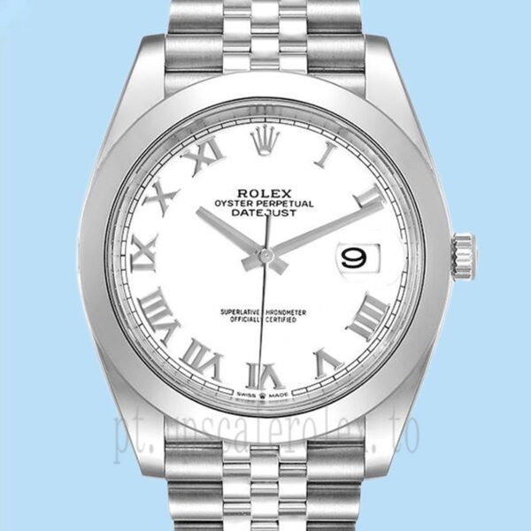 Rolex Datejust 41mm Masculino m126300-0016 Pulseira Jubileu