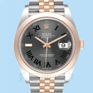 Rolex Datejust m126301-0016 41mm Masculino Mostrador De Wimbledon Pulseira Jubileu