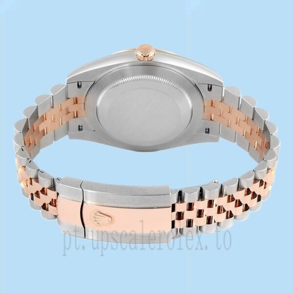 Rolex Datejust m126301-0016 41mm Masculino Mostrador De Wimbledon Pulseira Jubileu - Image 4