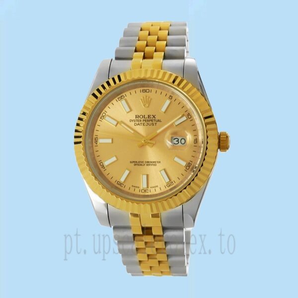 Rolex Datejust 126333CSJ Masculino 41mm Tom Prata Pulseira Jubileu - Image 2