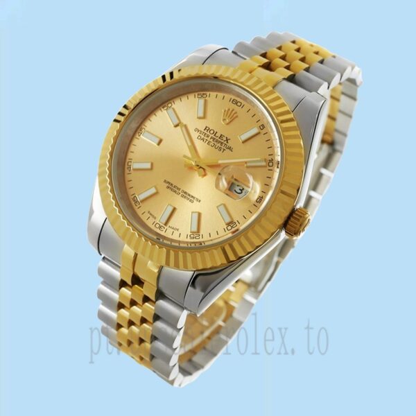Rolex Datejust 126333CSJ Masculino 41mm Tom Prata Pulseira Jubileu - Image 3