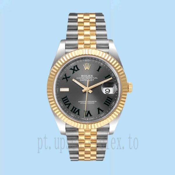 Rolex Datejust m126333-0020 41mm Masculino Tom Prata - Image 2