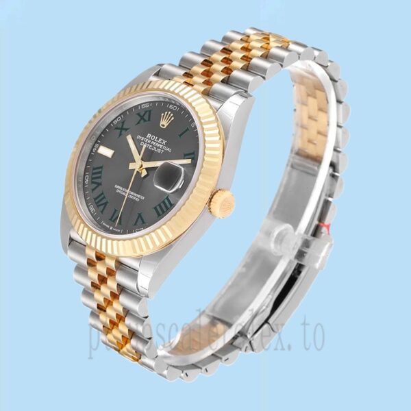 Rolex Datejust m126333-0020 41mm Masculino Tom Prata - Image 3