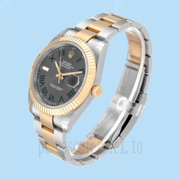 Rolex Datejust 41mm Masculino m126333-0019 Mostrador De Wimbledon Assistir - Image 3