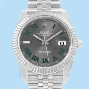 Rolex Datejust 41mm Masculino m126334-0022 Mostrador De Wimbledon