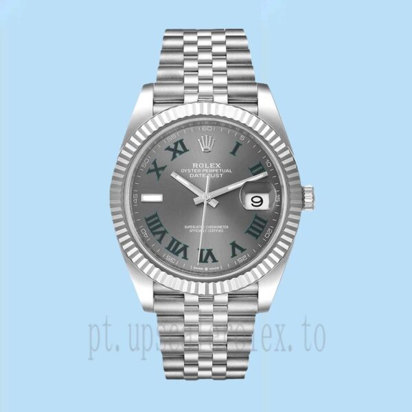 Rolex Datejust 41mm Masculino m126334-0022 Mostrador De Wimbledon - Image 2