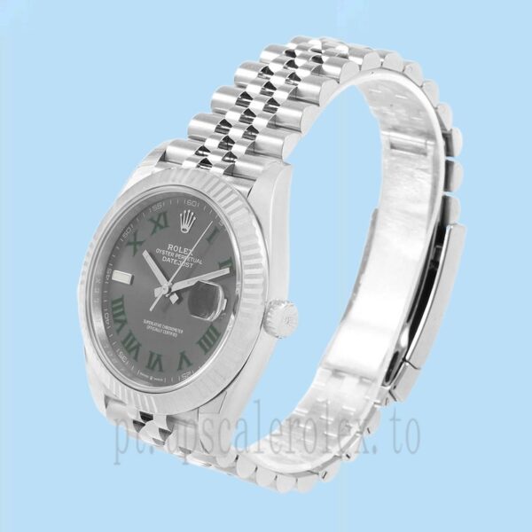 Rolex Datejust 41mm Masculino m126334-0022 Mostrador De Wimbledon - Image 3