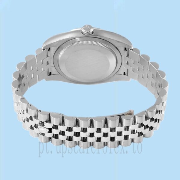 Rolex Datejust Masculino 41mm 126334SSJ Pulseira Jubileu Mostrador Prateado - Image 4