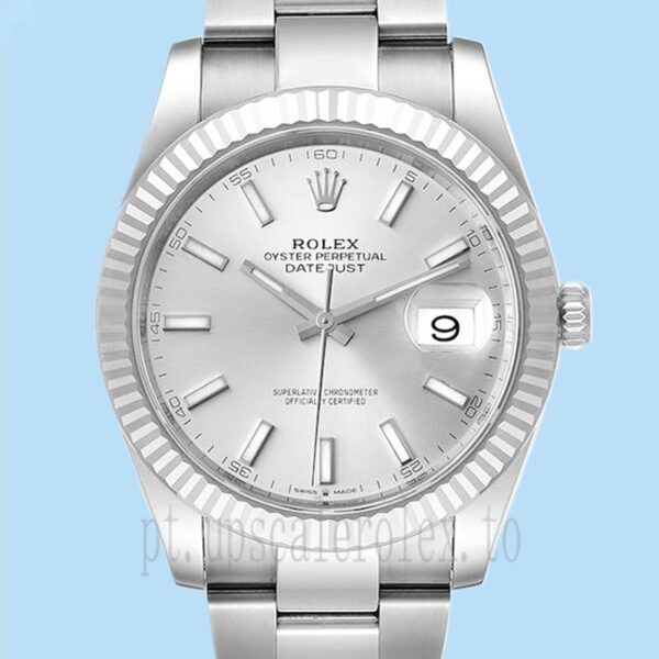 Rolex Datejust Masculino 126334SSO 41mm Tom Prata