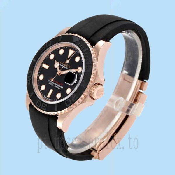 Rolex Yacht-master Masculino m126655-0002 40mm Elástico De Borracha - Image 3