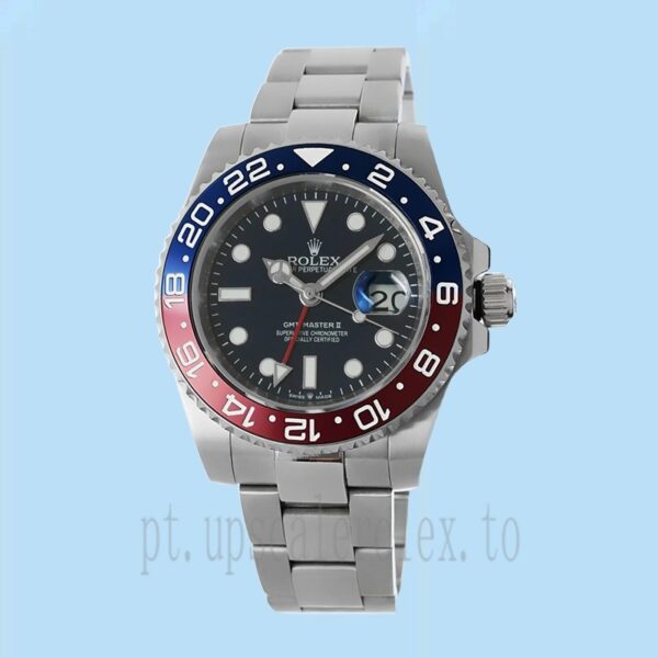 Rolex Gmt Master Ii Masculino 40mm m126710blro-0002 Automático Pulseira Ostra - Image 2