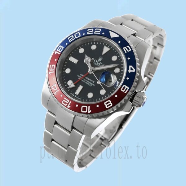 Rolex Gmt Master Ii Masculino 40mm m126710blro-0002 Automático Pulseira Ostra - Image 3