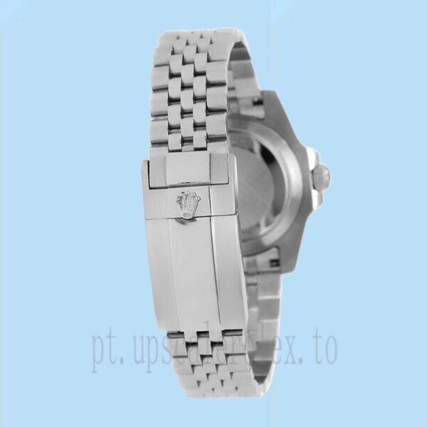 Rolex Gmt Master Ii Masculino 40mm m126710blnr-0002 Mostrador Preto Tom Prata - Image 4