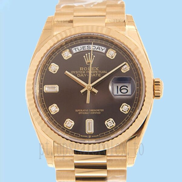 Rolex Day-date m128238-0022 36mm Unissex Automático Tom De Ouro