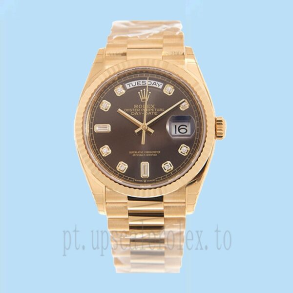 Rolex Day-date m128238-0022 36mm Unissex Automático Tom De Ouro - Image 2