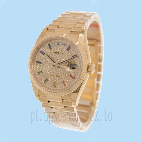 Rolex Day-date 36mm m128238-0051 Unissex Tom De Ouro Automático - Image 3