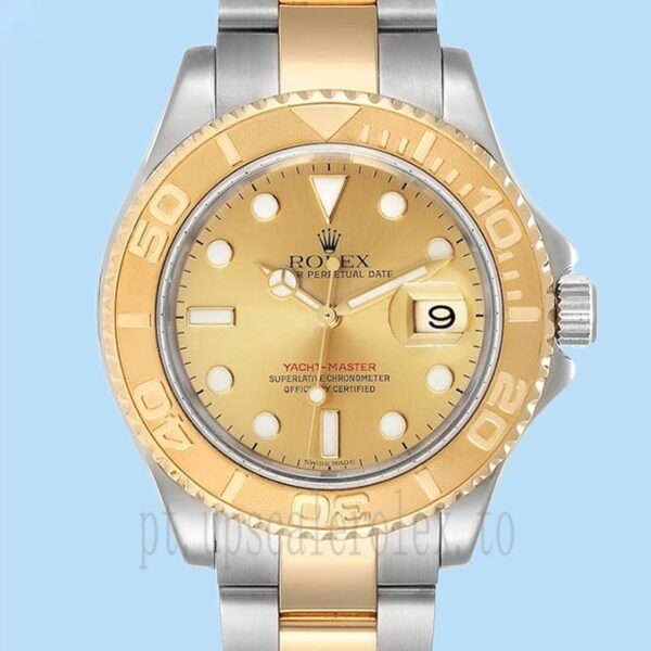 Rolex Yacht-master Masculino 16623CSO 40mm Mostrador De Champanhe Pulseira Ostra