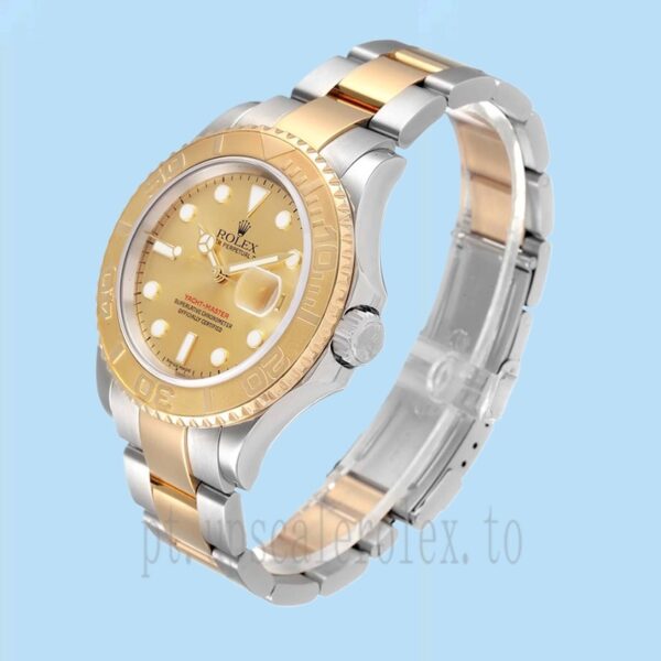 Rolex Yacht-master Masculino 16623CSO 40mm Mostrador De Champanhe Pulseira Ostra - Image 3
