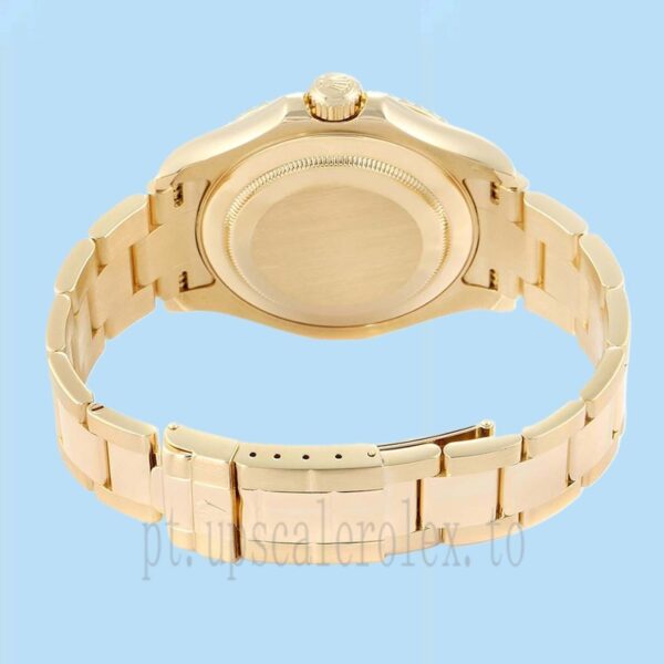 Rolex Yacht-master 16628BLSO 40mm Masculino Tom De Ouro Pulseira Ostra - Image 4