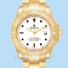 Rolex Yacht-master Masculino 16628WSO 40mm Mostrador Branco Automático