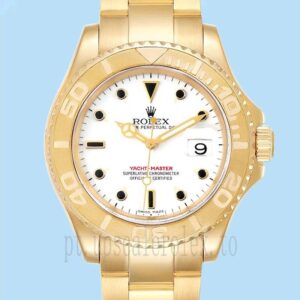 Rolex Yacht-master Masculino 16628WSO 40mm Mostrador Branco Automático