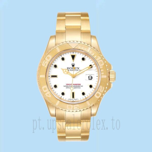 Rolex Yacht-master Masculino 16628WSO 40mm Mostrador Branco Automático - Image 2