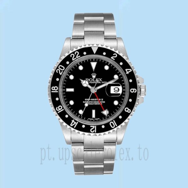 Rolex Gmt Master Ii Masculino 40mm 16710BKSO Automático Assistir - Image 2