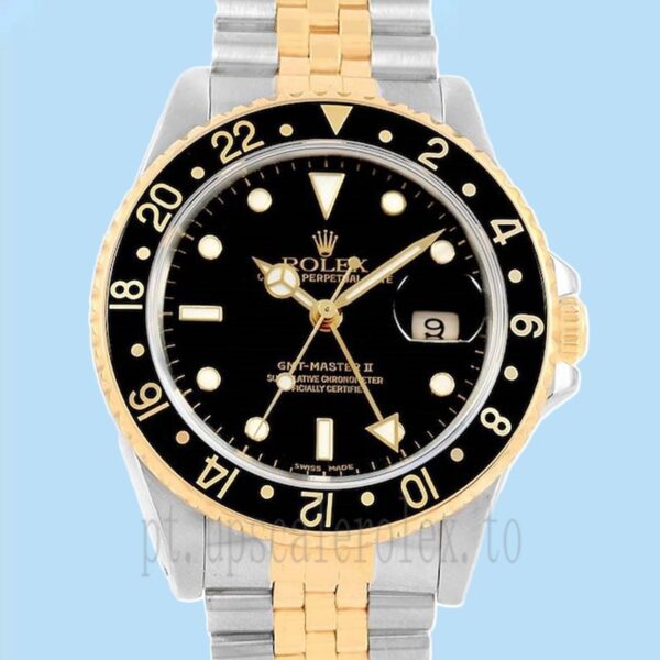 Rolex Gmt Master 16713BKSJ-1 Masculino 40mm Assistir