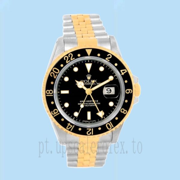 Rolex Gmt Master Masculino 16713BKSJ 40mm Pulseira Jubileu - Image 2