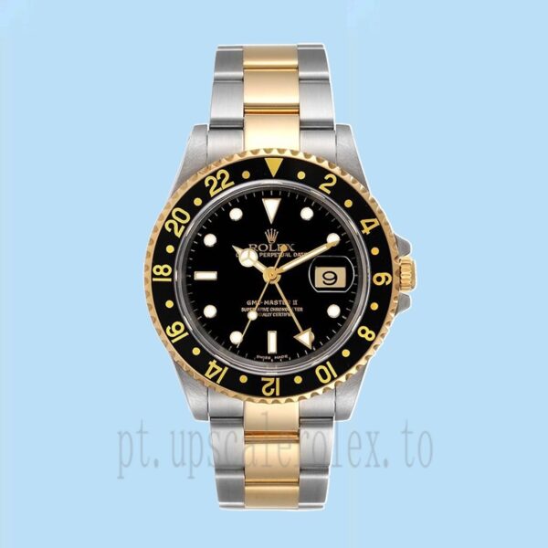 Rolex Gmt Master 16713BKSO Masculino 40mm Pulseira Ostra - Image 2