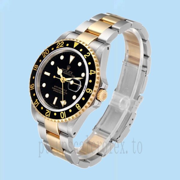 Rolex Gmt Master 16713BKSO Masculino 40mm Pulseira Ostra - Image 3