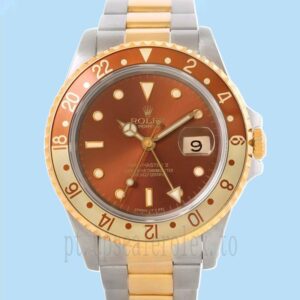 Rolex Gmt Master 40mm Masculino 16713BNSO Automático Tom De Ouro