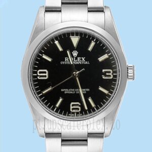 Rolex Oyster Perpetual Senhoras 177200 31mm Mostrador Preto
