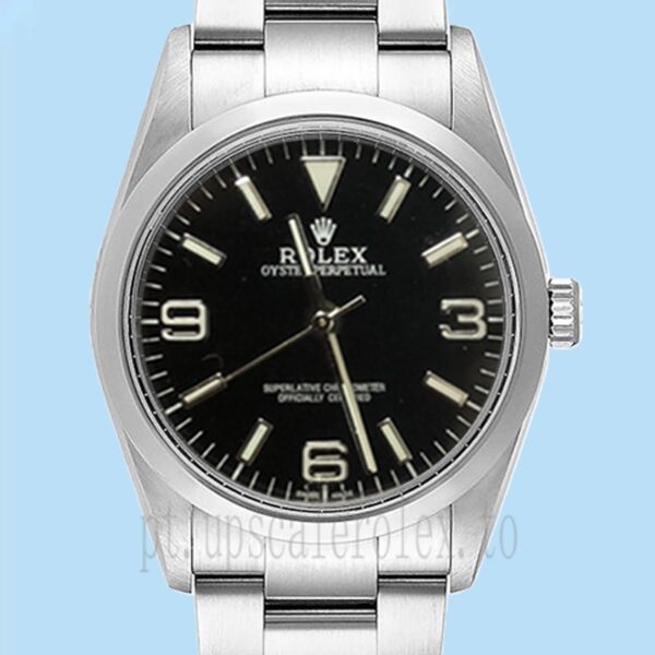 Rolex Oyster Perpetual Senhoras 177200 31mm Mostrador Preto