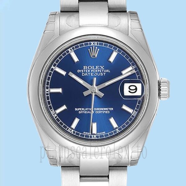 Rolex Datejust m178240-0026 Senhoras 31mm Automático Mostrador azul