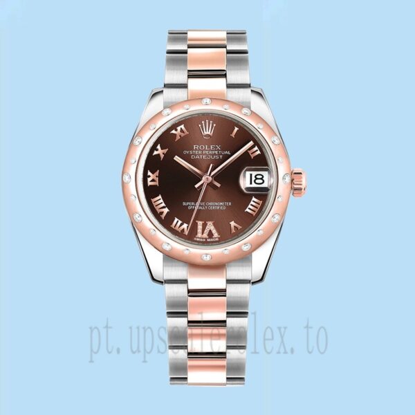 Rolex Datejust Senhoras 31mm 178341-72161 Tom De Ouro Rosa Assistir - Image 2