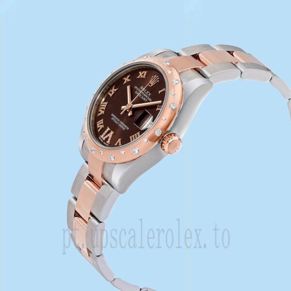 Rolex Datejust Senhoras 31mm 178341-72161 Tom De Ouro Rosa Assistir - Image 3
