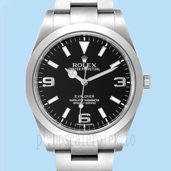 Rolex Explorer Masculino 40mm m214270-0003 Tom Prata