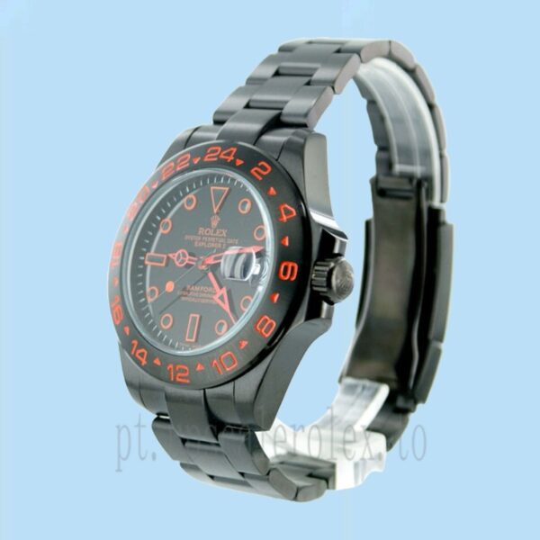 Rolex Explorer m216570-0001 42mm Masculino Tom Preto Pulseira Ostra - Image 3