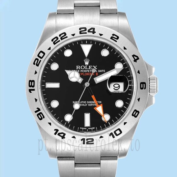 Rolex Explorer 42mm Masculino m216570-0002 Pulseira Ostra Mostrador Preto